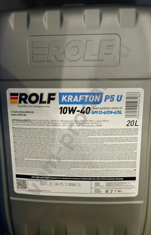 Моторное масло Rolf 10-40