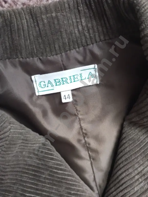 Жакет вельветовый S