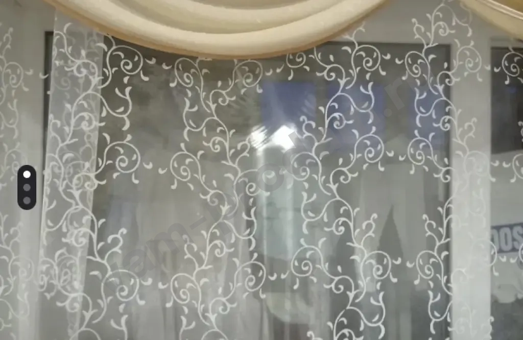 Тюль из органзы деворе