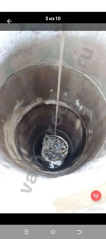 чистка и ремонт колодцев, водоснабжение