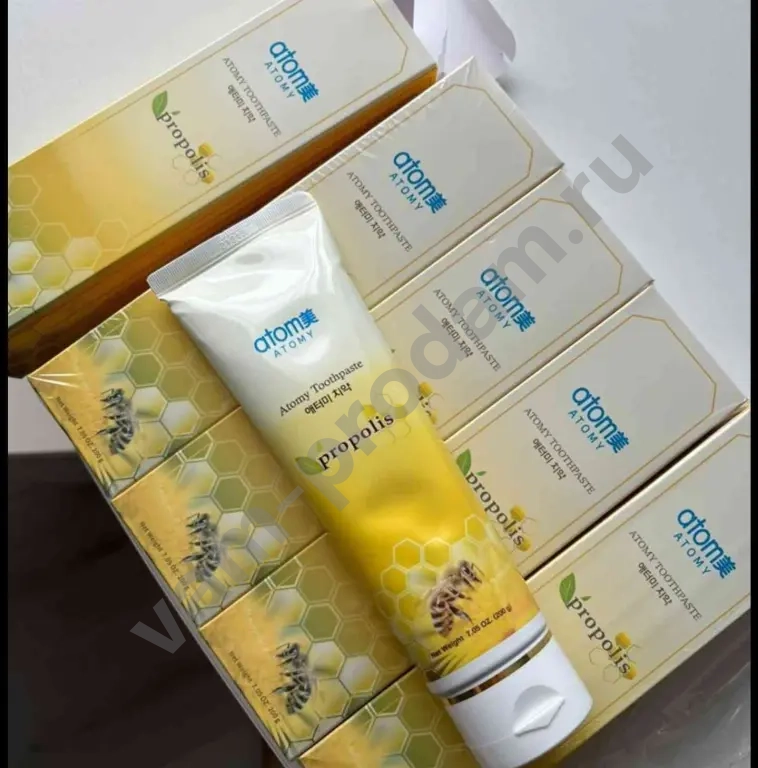 Зубная паста с зелёным прополисом 200г Южная Корея