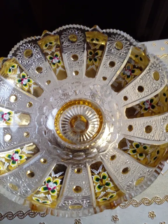 Ваза хрустальная для фруктов и конфет