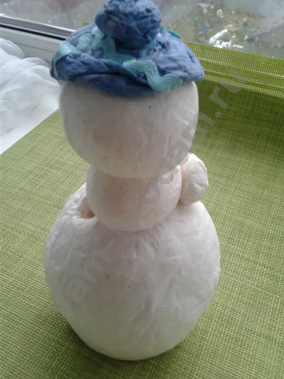 Снеговик ватный СССР