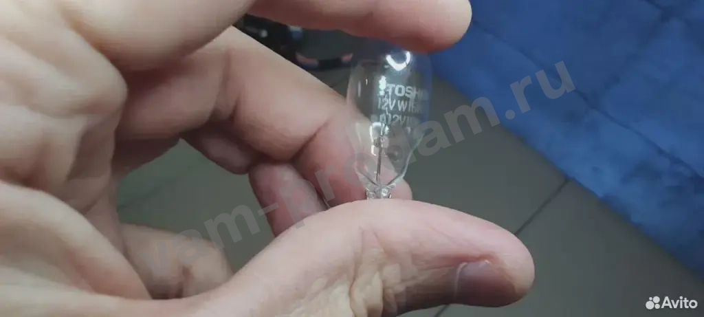 Лампа накаливания 12V W16W Nissan (toshiba)