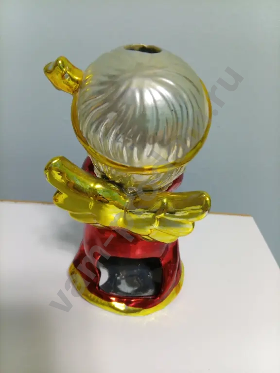 Декоративный ангел фарфор 17 см,елочные шары,маска