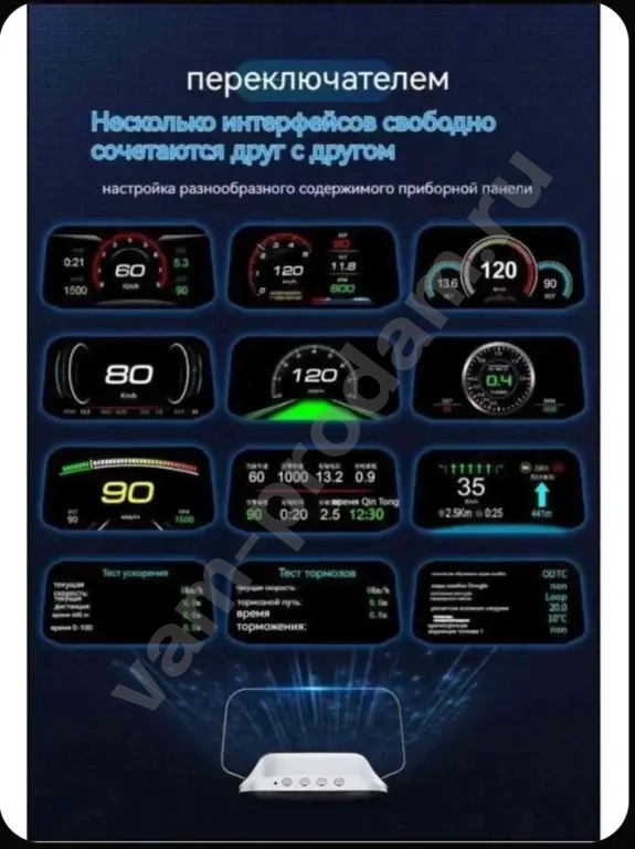 Проекторина лобовое стекло