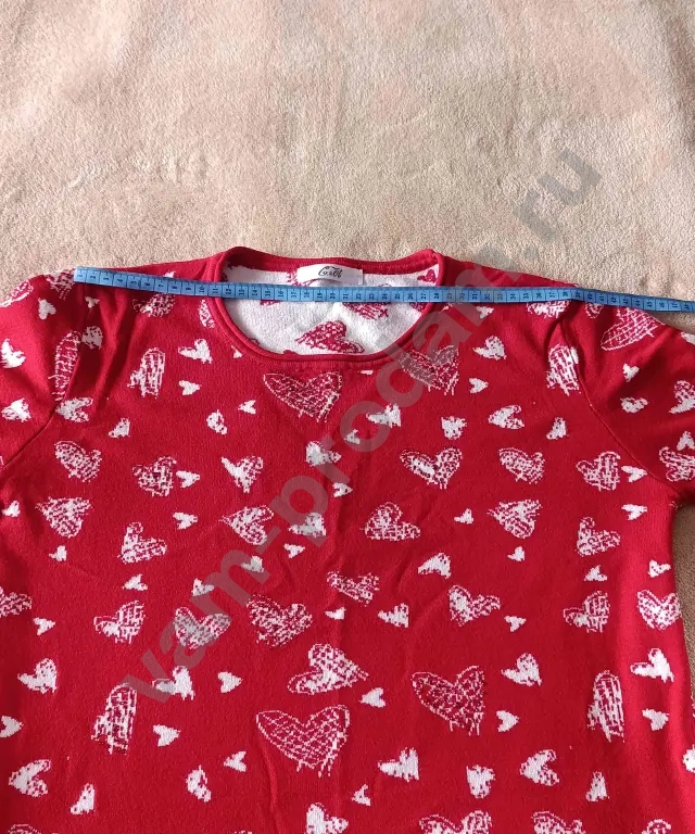 Женский свитер C.&Ot с сердечками 46-48р