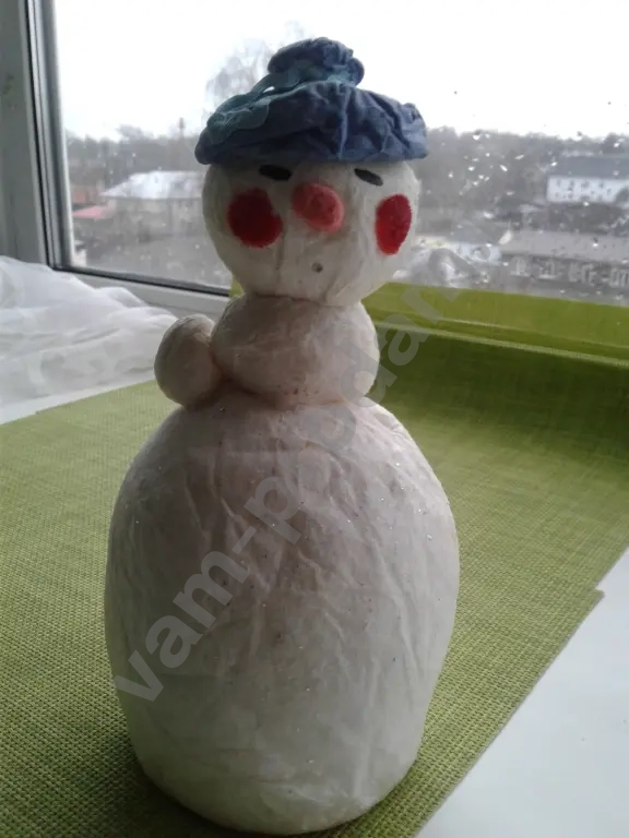 Снеговик ватный СССР