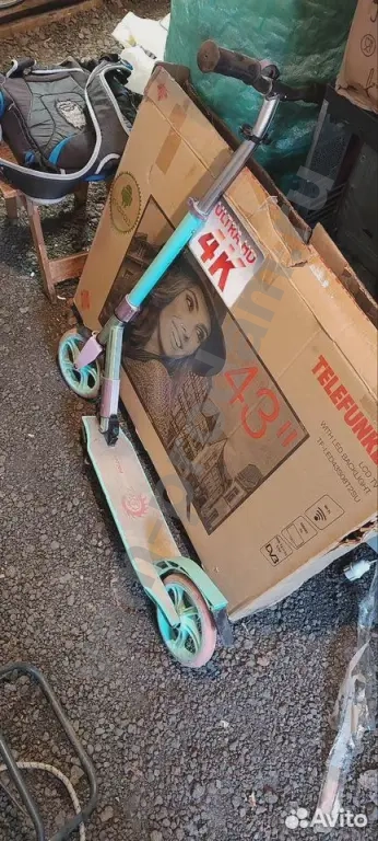 Алюминиевый складной самокат