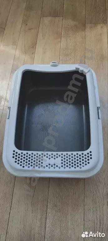 Лоток туалет для кошек с бортом Сима 39/30/13,5 см