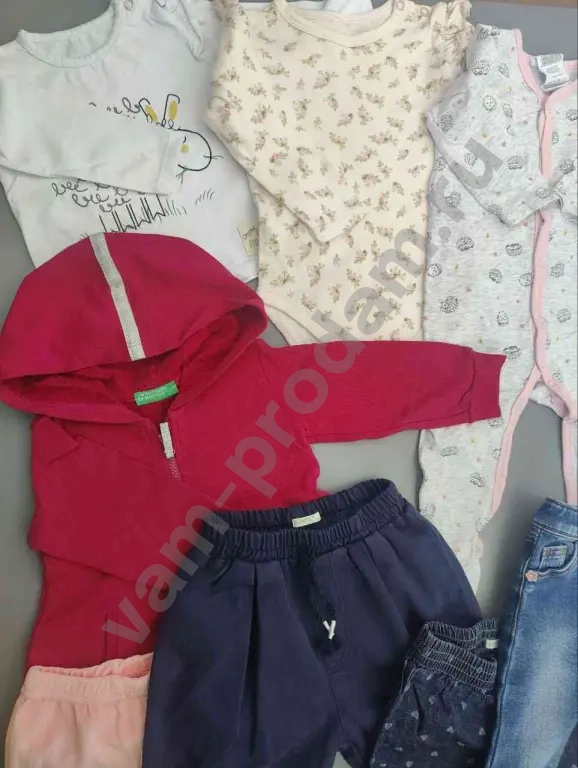Вещи пакетом на девочку 62 68 74