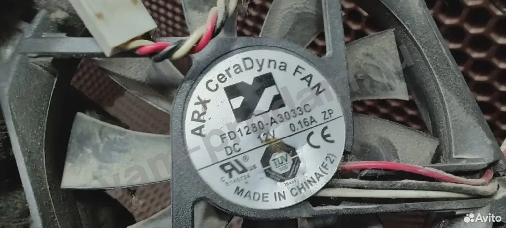 Вентилятор ARX FD1280-A3033C 80x25мм 12V 0.16A OEM