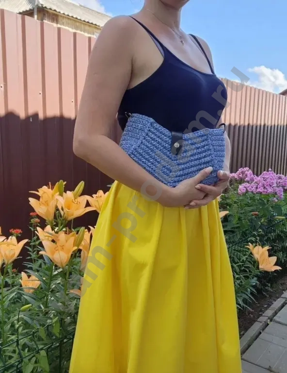 Cумка кросс-боди вязаная ручная работа