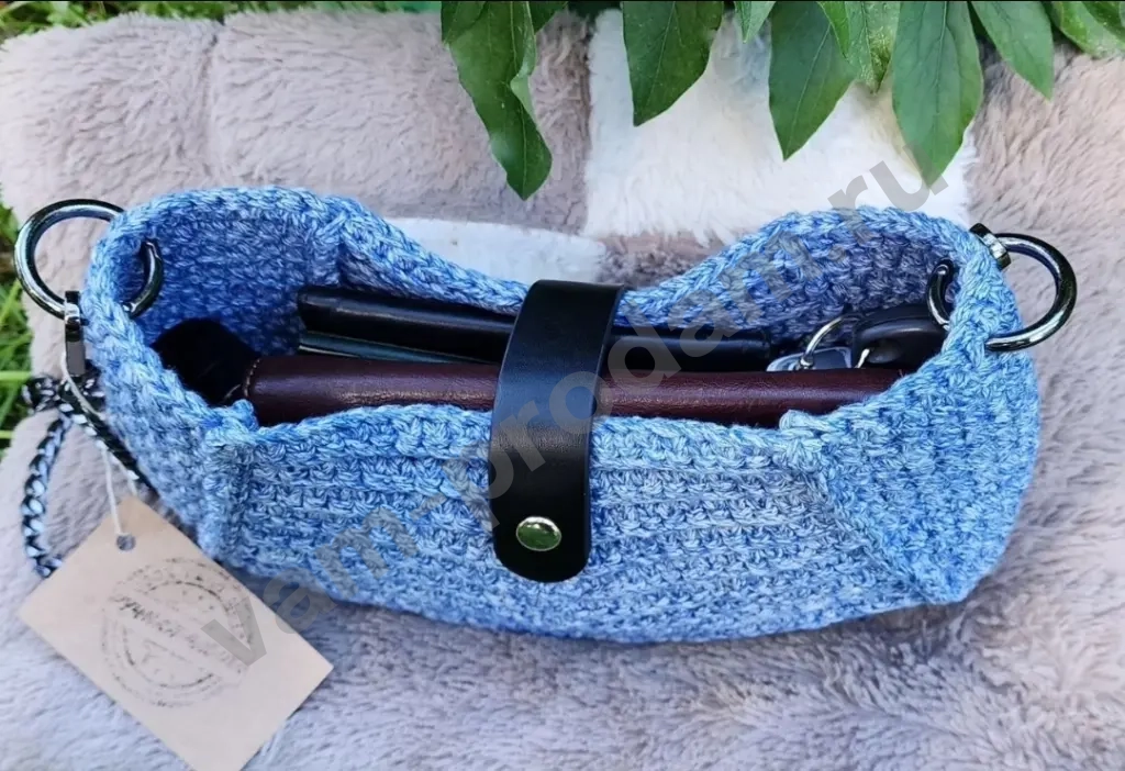 Cумка кросс-боди вязаная ручная работа