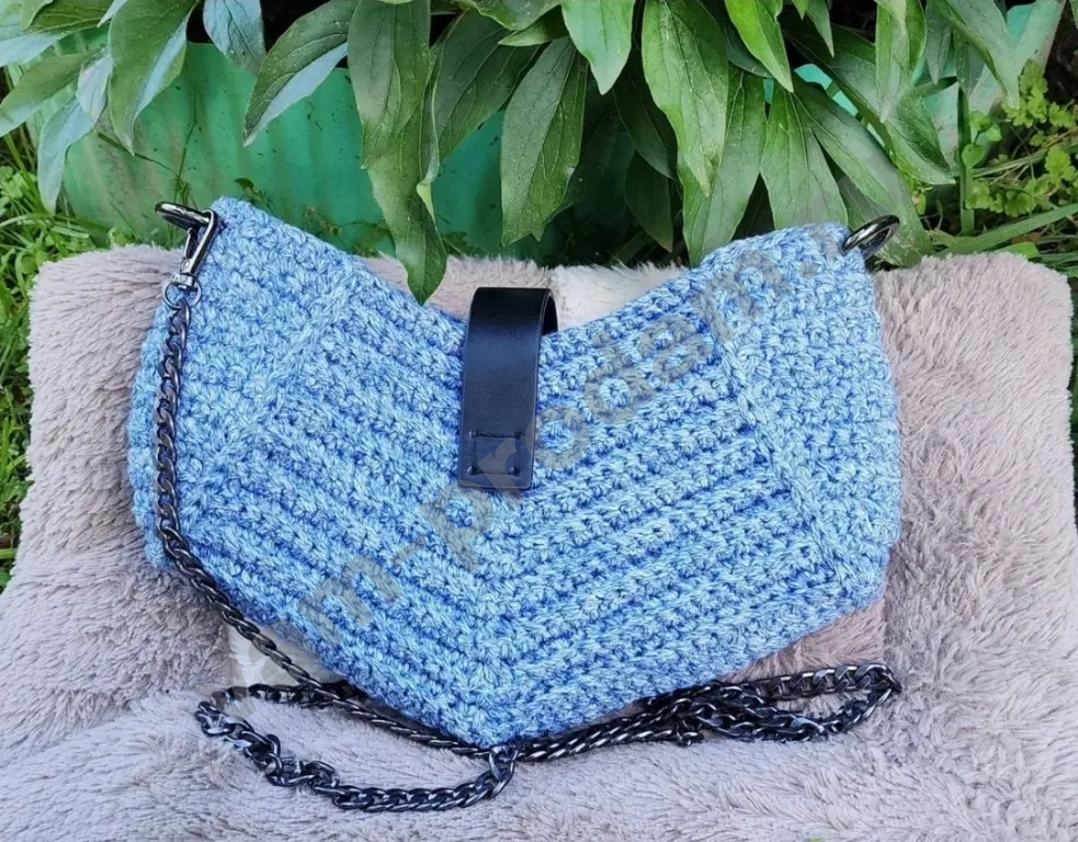 Cумка кросс-боди вязаная ручная работа