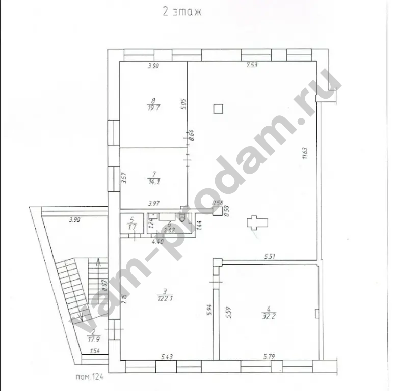 Офисное помещение, 233 м², Собственник