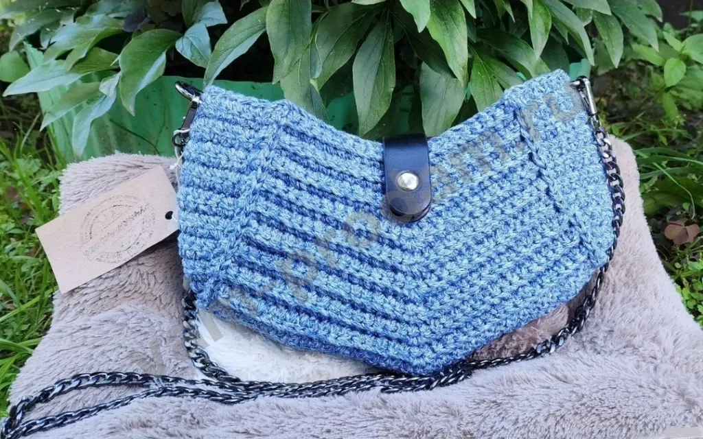 Cумка кросс-боди вязаная ручная работа