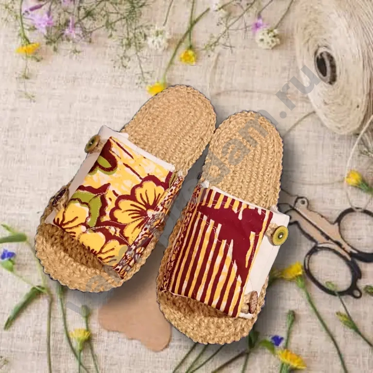 Тапочки Птица, регулируются по полноте