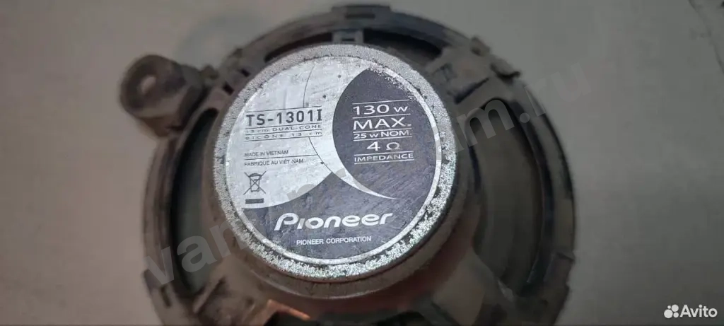 Колонка в автомобиль pioneer TS-1301I