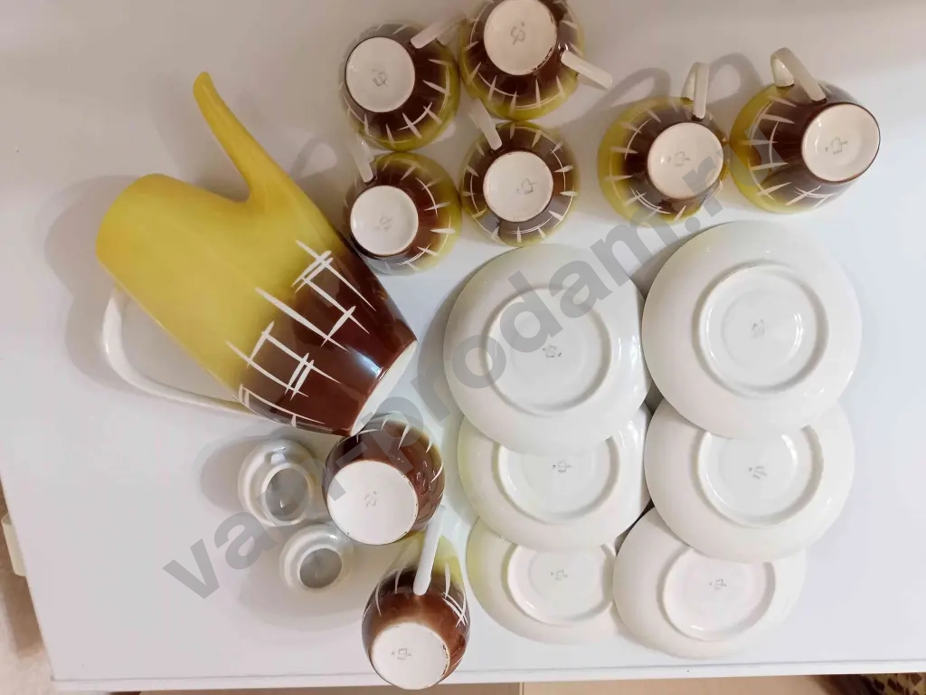 Кофейный сервиз СССР, Кахла, Kahla Германия, ГДР