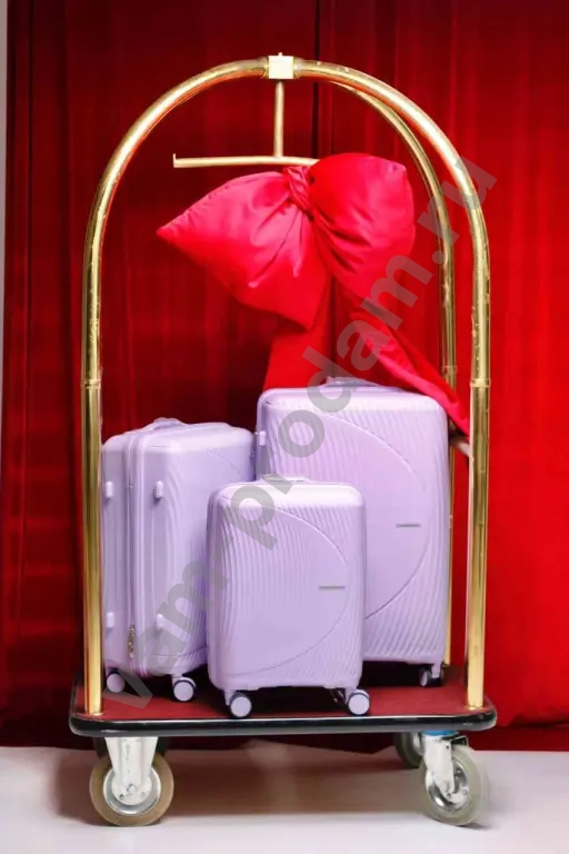 Чемоданы на колёсах противоударные