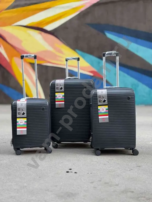 Чемоданы на колёсах противоударные