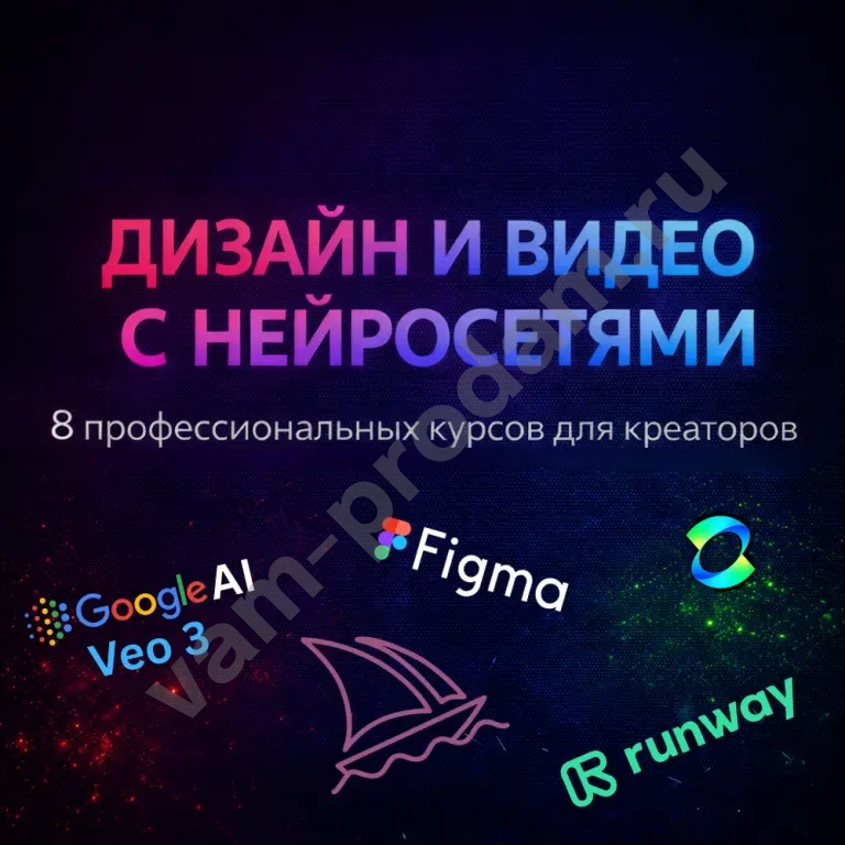 Курсы дизайн и видео с нейросетями