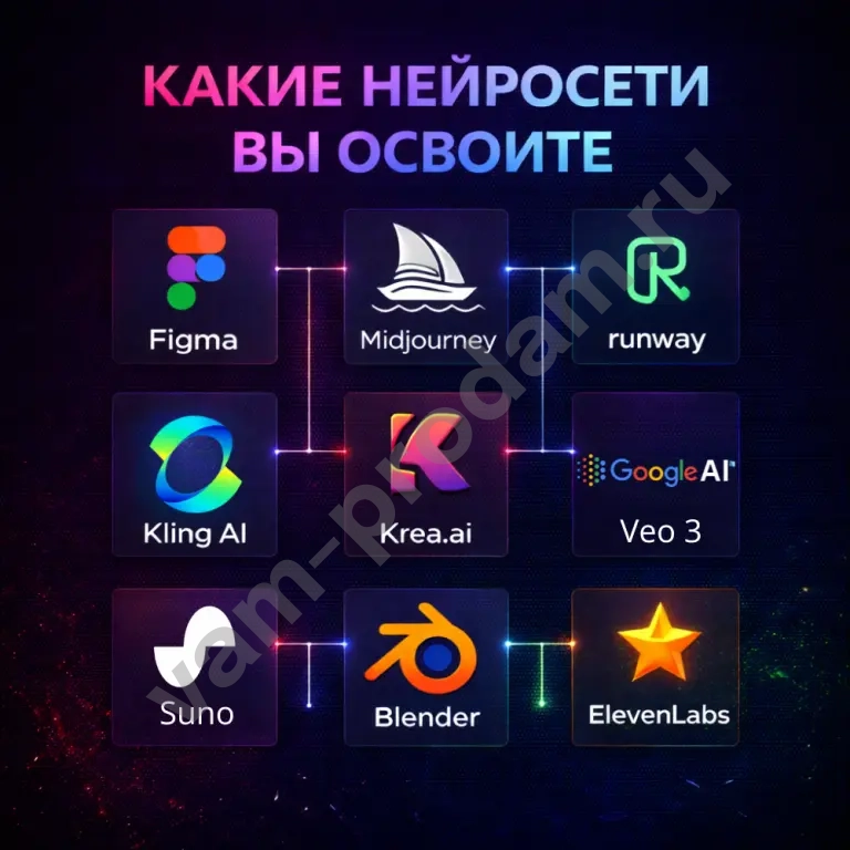 Курсы дизайн и видео с нейросетями