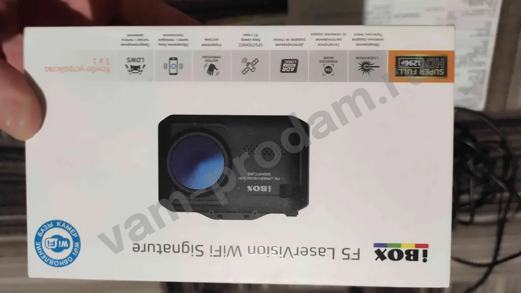 Видеорегистратор с радар детектором IBOX F5 LaserVision WiFi Signature