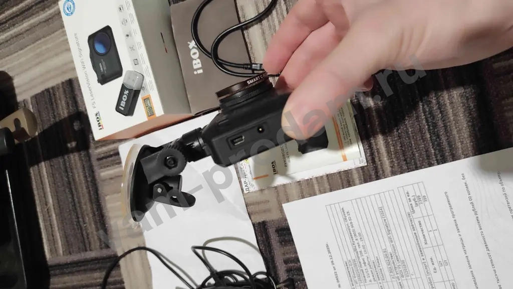 Видеорегистратор с радар детектором IBOX F5 LaserVision WiFi Signature