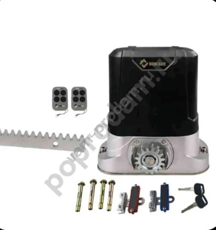 Привод для откатных ворот Home Gate LTM600+ рейка 5шт