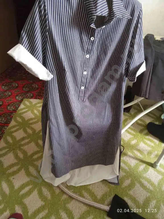 Платье рубашка Хлопок лето