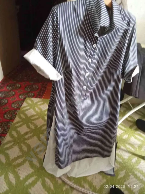 Платье рубашка Хлопок лето