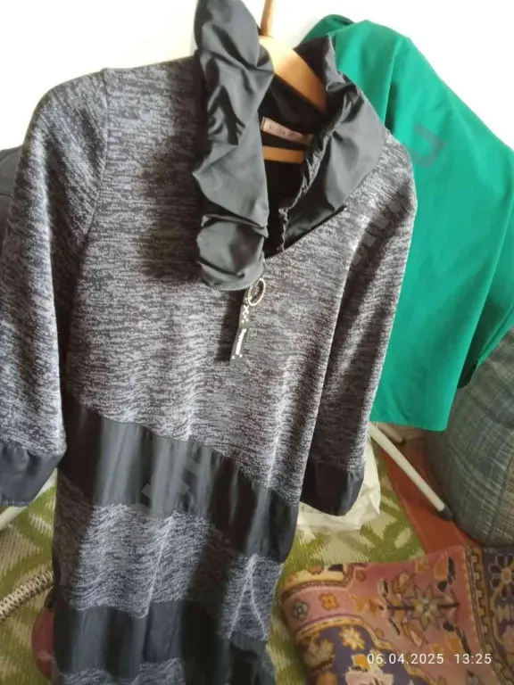 платье теплое легкии́ меланж