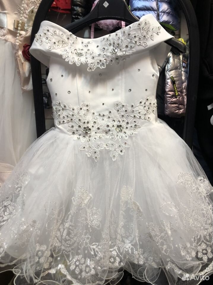 Платье бальное снежинка