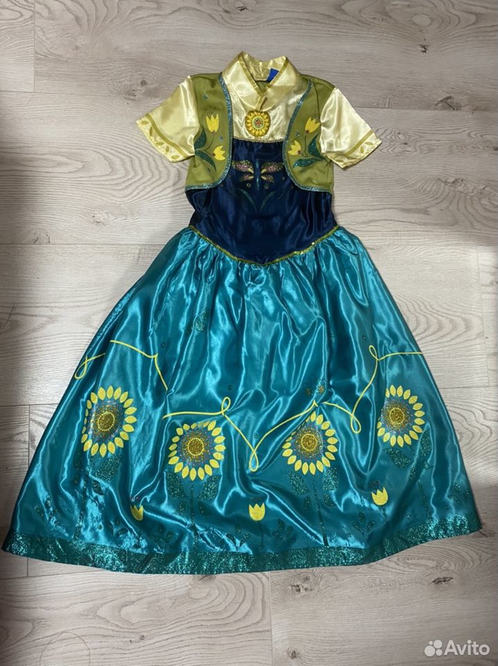 Платье анны Холодное сердце 5-6 л