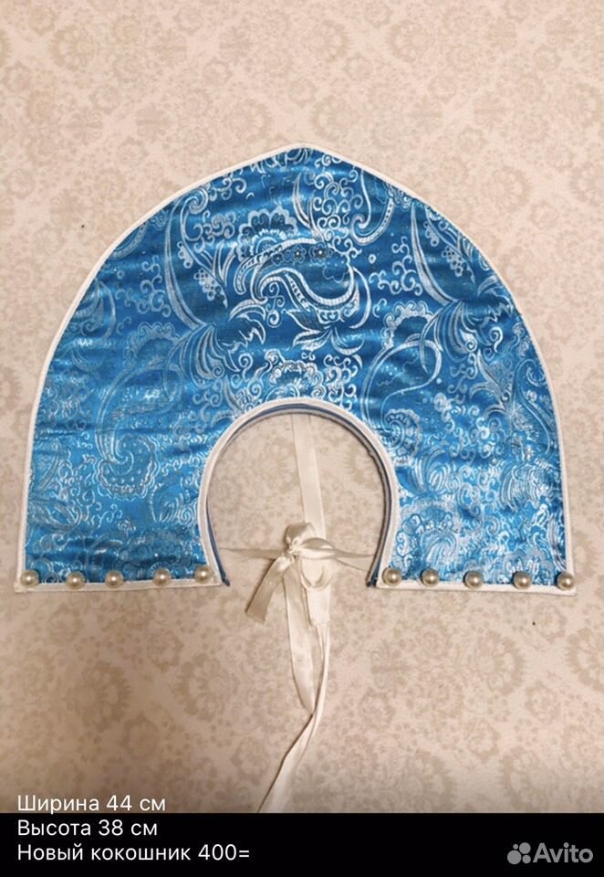 Новогодний кокошник для Снегурочки новый