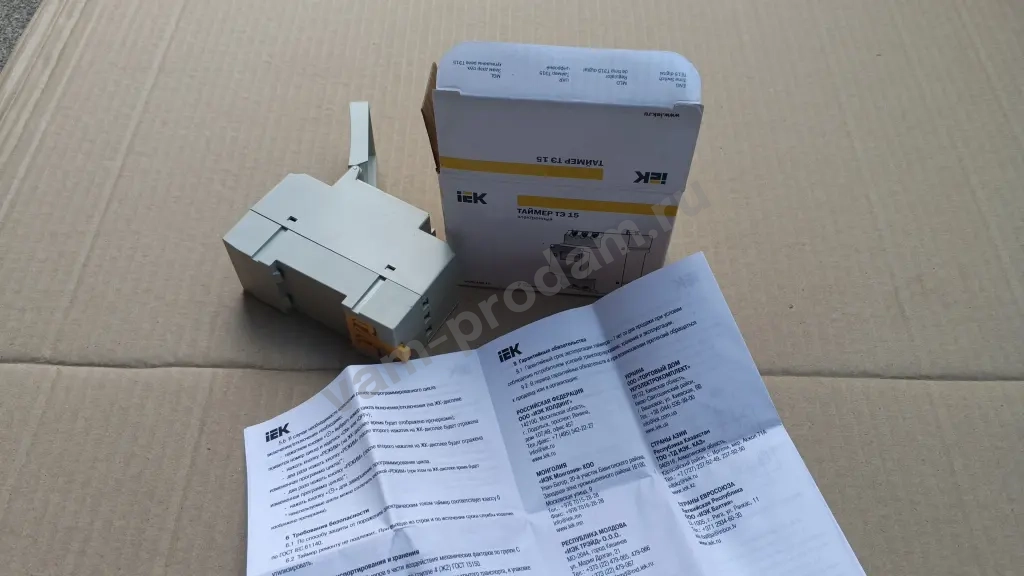 Таймер электронный , реле времени IEK ТЭ-15