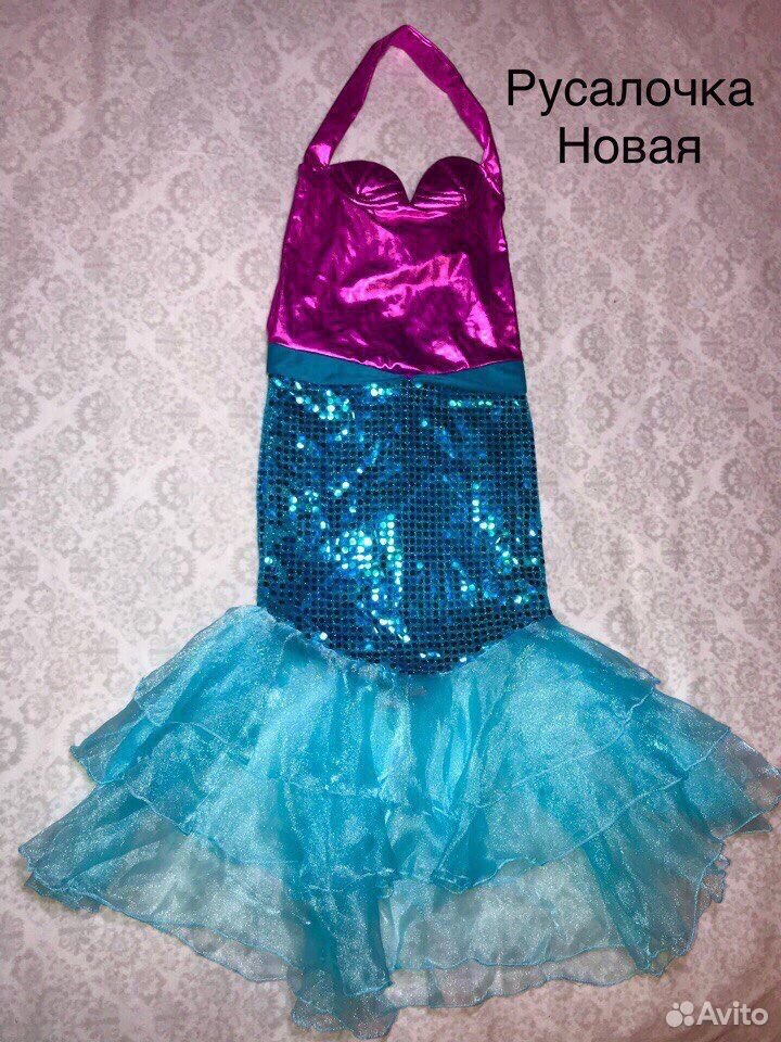 Костюм русалочки новый на 5-7 л