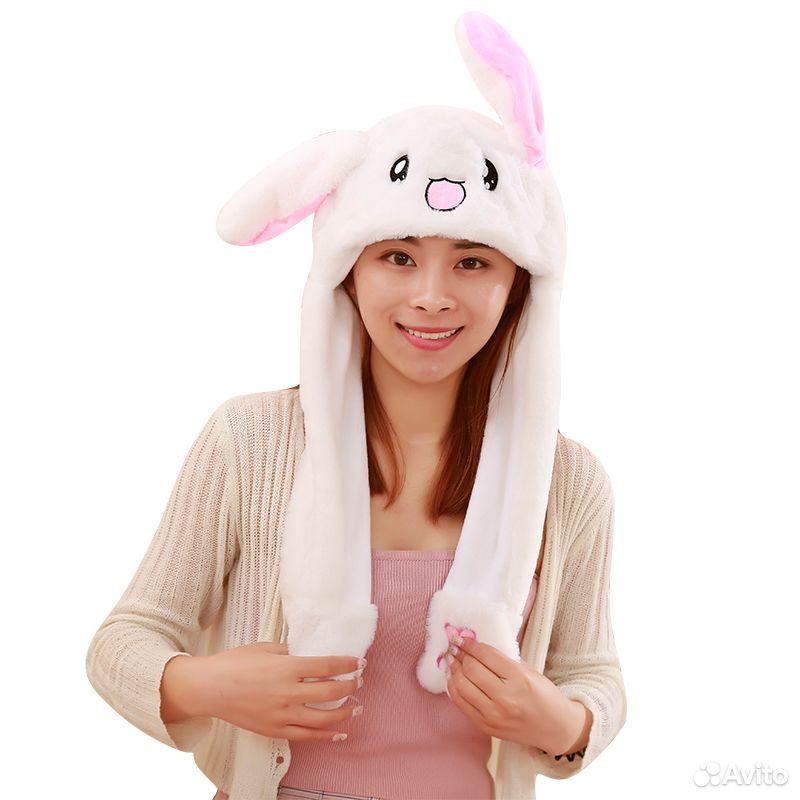 Шапка в виде зайца