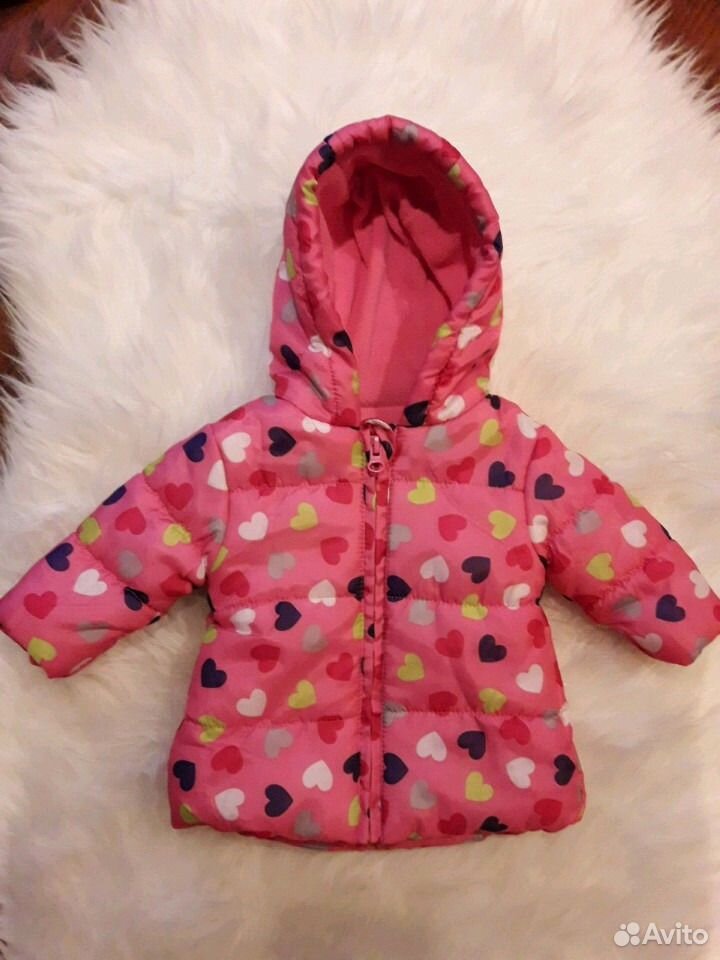 Верхняя одежда на девочку 3 - 6 мес
