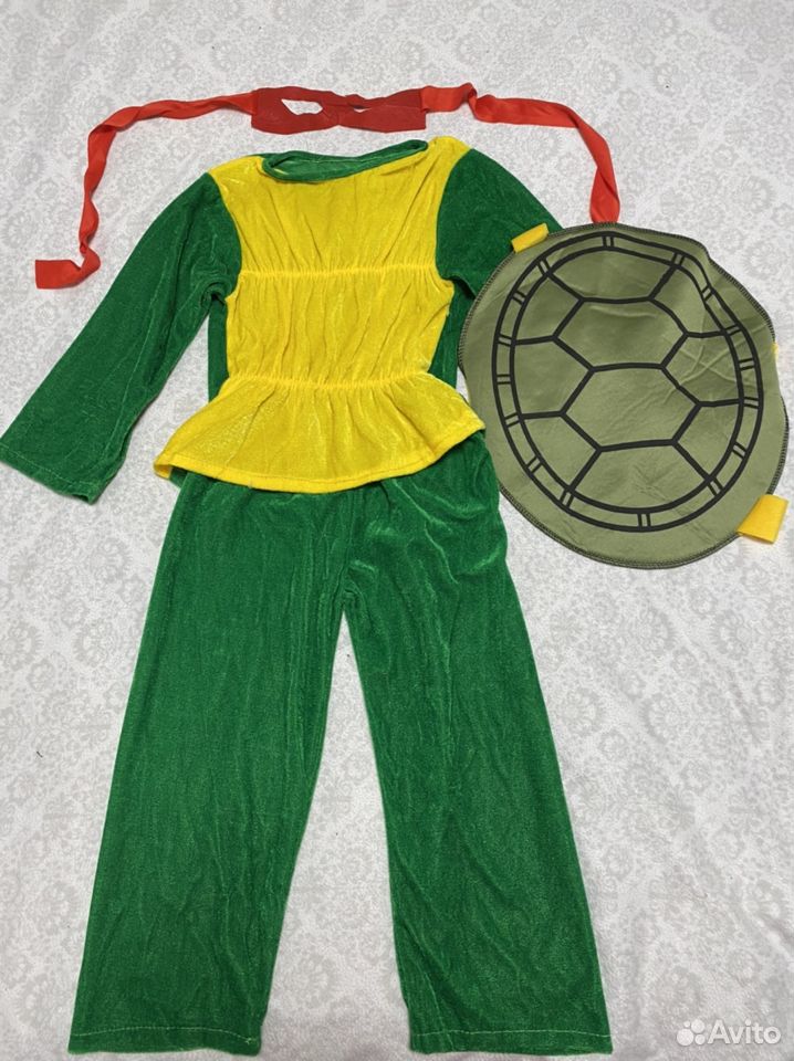 Карнавальный костюм Черепашка Ниндзя 3-4 г
