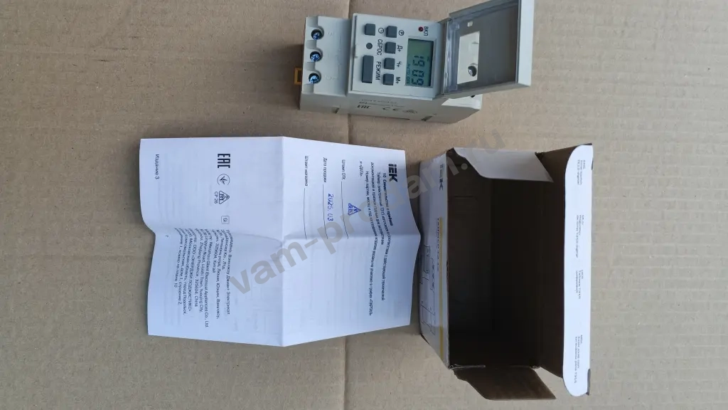 Таймер электронный , реле времени IEK ТЭ-15