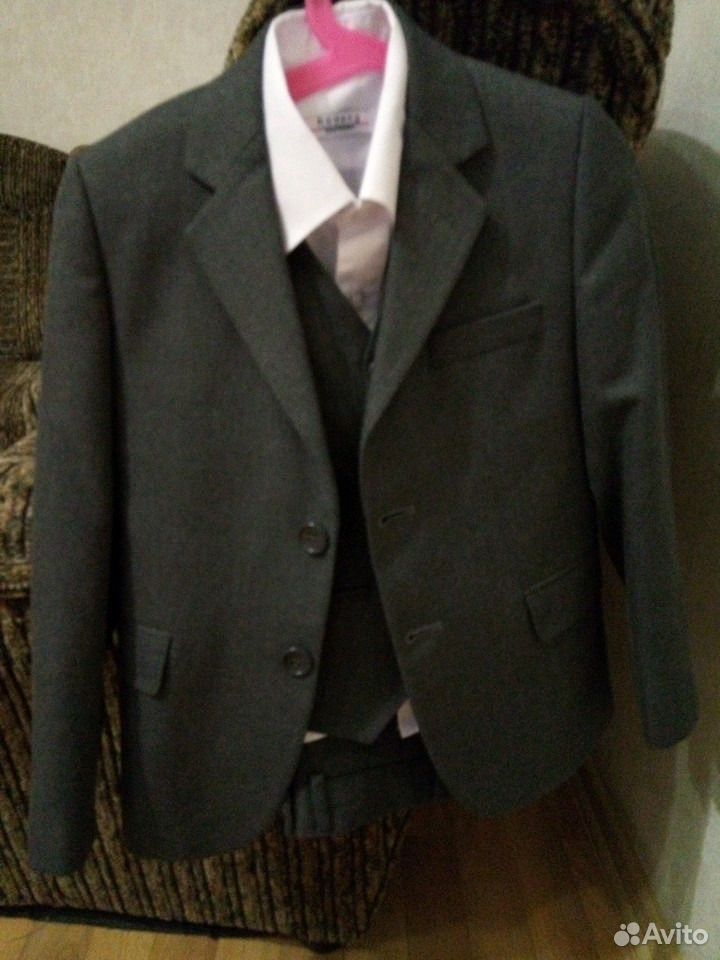 Костюм тройка серый и смака rode ngрост 116