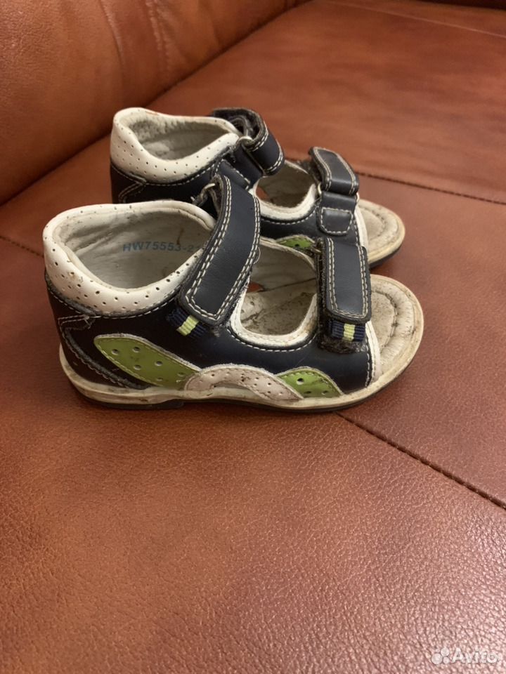 Сандали кожаные 21 р