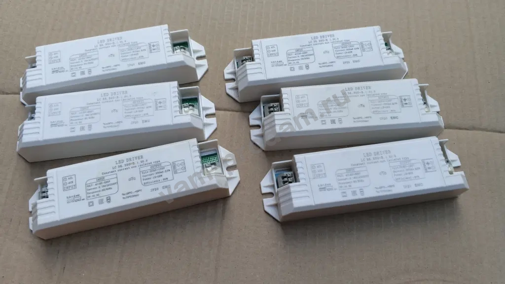 Драйвер для светодиодных светильников 36w, 50-130 V