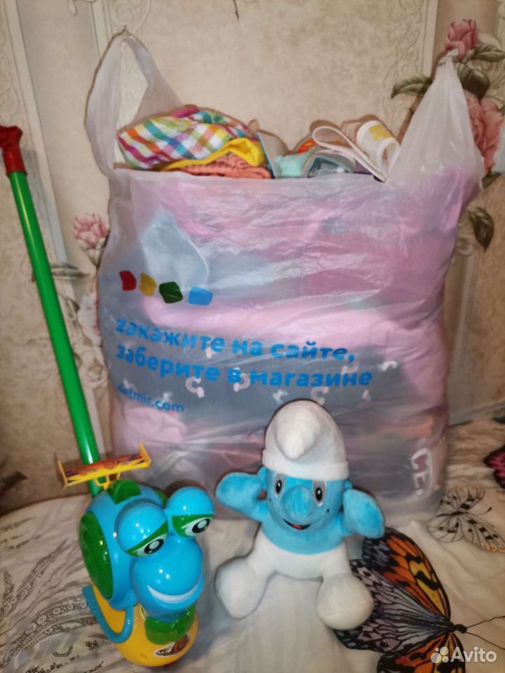 Вещи на малышку +игрушки в подарок