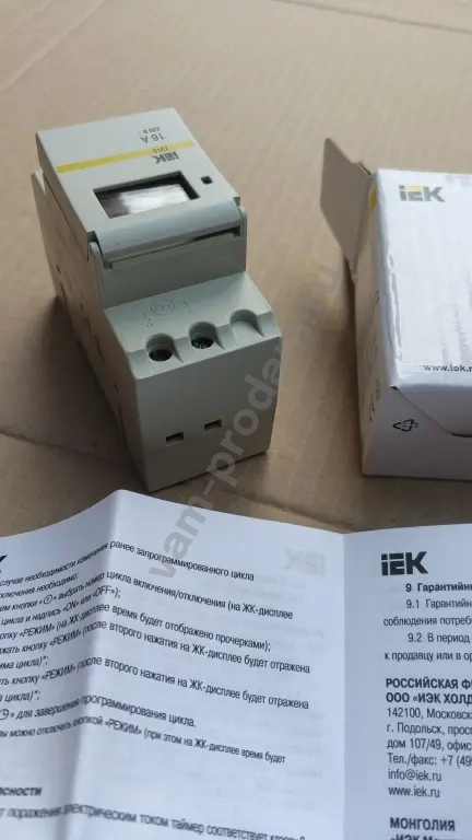 Таймер электронный , реле времени IEK ТЭ-15