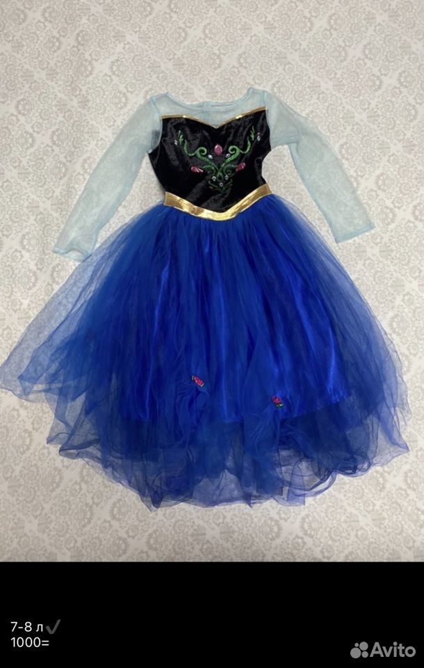 Новогодний костюм 7-8 лХолодное сердце анна