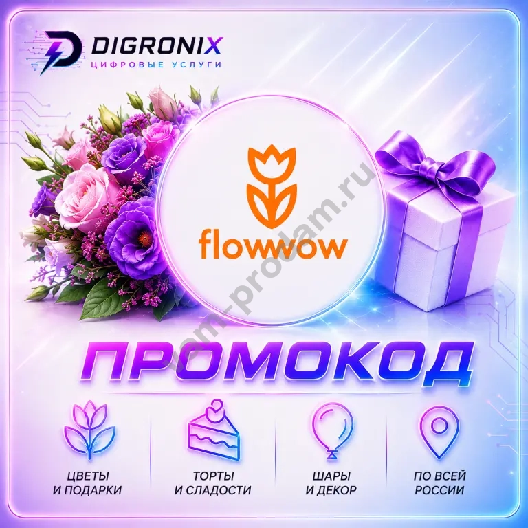 Промокод на Flowwow